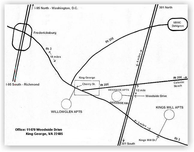 Glennel Properties Location Map